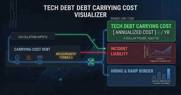 Technical Debt Isn't a Feeling. It's a Carrying Cost.